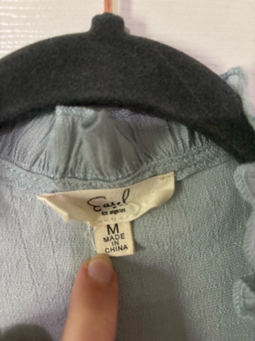 Easel Ruffle-Trim Duster - Picture 3 of 4